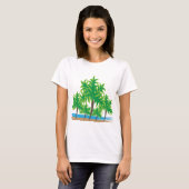 T-shirt Palm Trees Beach Tropical (Devant entier)