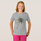 T-shirt Palm Trees Hawaiian Travel Honolulu  (Devant entier)