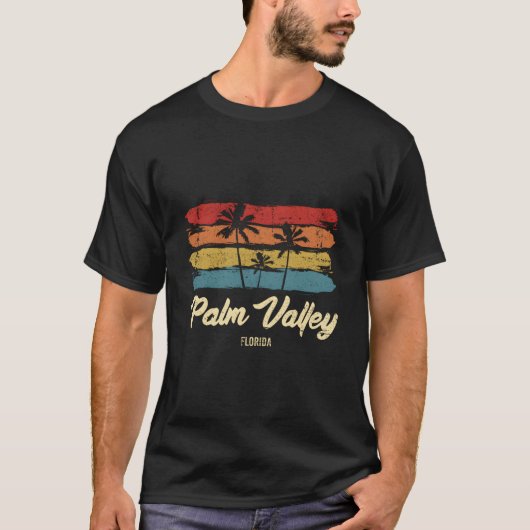 T-shirt Palm Valley Floride Palmiers Fl (Devant)