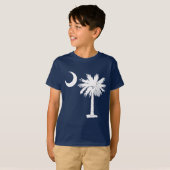 T-shirt Palmetto blanc (Devant entier)