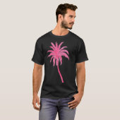 T-shirt Palmier de coco en rose (Devant entier)