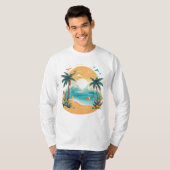 T-shirt Palmier de Sun Beach (Devant entier)