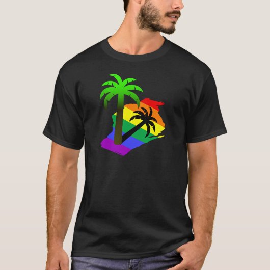 T-shirt Palmier du Wisconsin (Devant)