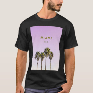 T-shirt Palmier Miami 305