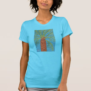 T-shirt Palmier piqué par croix par Julia Hanna