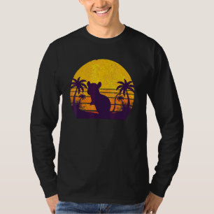 T-shirt Palmier Rongeur Animal Compagnon Propriétaire Rétr