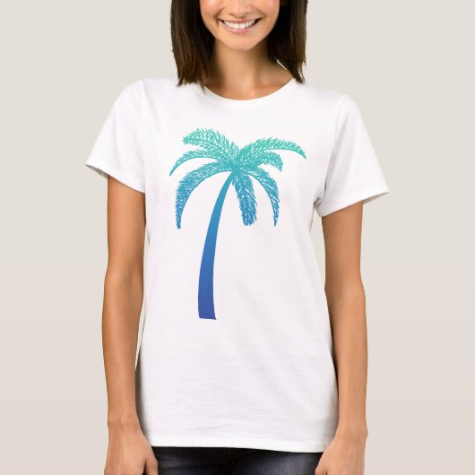 T-shirt Palmier tropical (Devant)