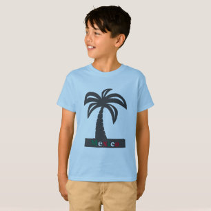 T-shirt Palmier (Vacances au Mexique) - Enfants Hanes TAGL