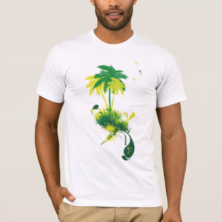 T-shirt Palmier vert