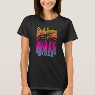 T-shirt Palmier vintage de Rio de Janeiro