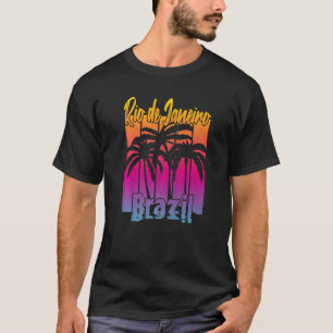 T-shirt Palmier vintage de Rio de Janeiro
