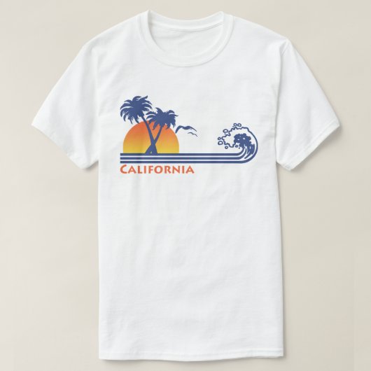 T-shirt Palmiers de Californie (Design devant)