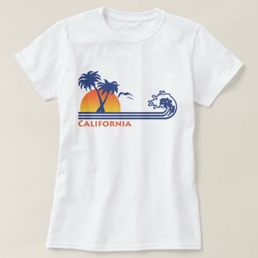T-shirt Palmiers de Californie (Design devant)