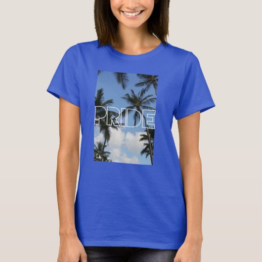 T-shirt Palmiers de la fierté (Devant)