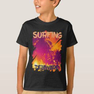 T-shirt Palmiers Delaware Vacances Plage Océan