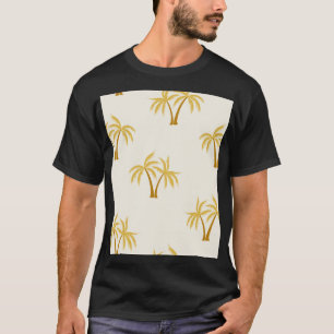 T-shirt Palmiers d'or : Textile Tropical.
