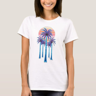 T-shirt Palmiers néons