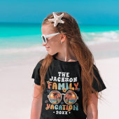 T-shirt Palmiers rétro lunettes de soleil super vacances e