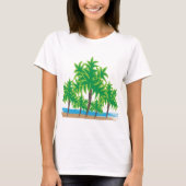 T-shirt Palmiers Tropical (Devant)
