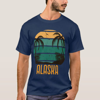 T-shirt Palmiers Tropicaux d'Alaska