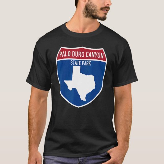 T-shirt Palo Duro Canyon State Park Texas Highway Vacances (Devant)