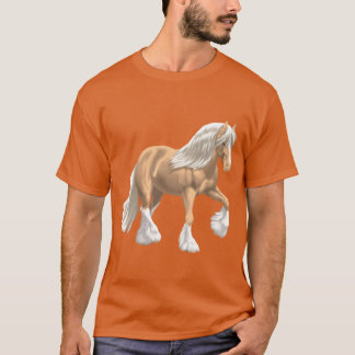T-shirt Palomino Gypsy Vanner Irish Cob Draft Horse famill