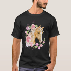 T-shirt Palomino Horse Magnolias Horse Blonde Horse Flora