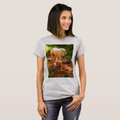 T-shirt Palomino Quarter Horse (Devant entier)