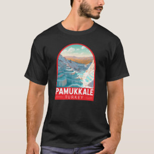 T-shirt Pamukkale Turquie Travel Art Vintage