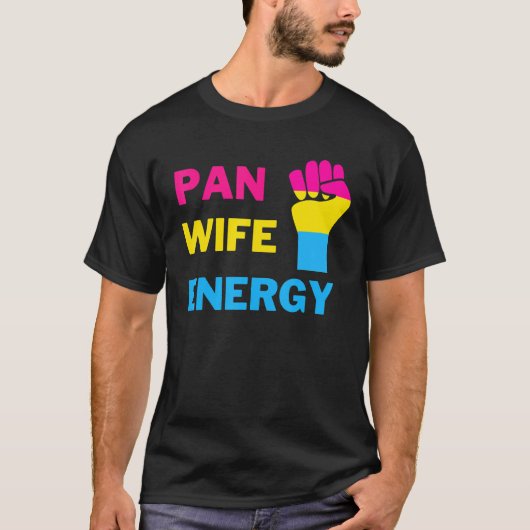 T-shirt Pan Femme Energy Pansexual Pride Pansexualité Lgbt (Devant)