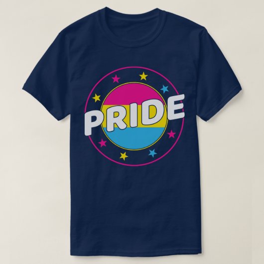 T-shirt Pan Pride Pansexual Pride LGBTQ (Design devant)
