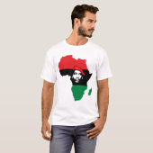 T-shirt Panafricain - Thomas Sankara Silhouette (Devant entier)