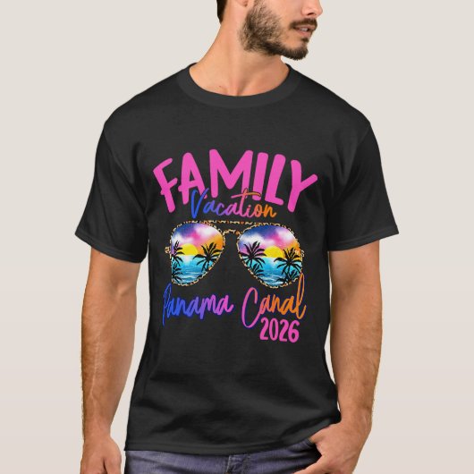 T-shirt Panama C Vacation 2026 Souvenir Matching Family Gr (Devant)