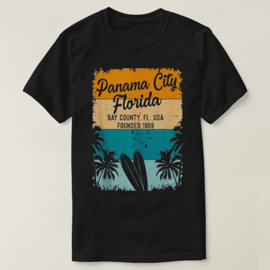 T-shirt Panama City Beach (Design devant)