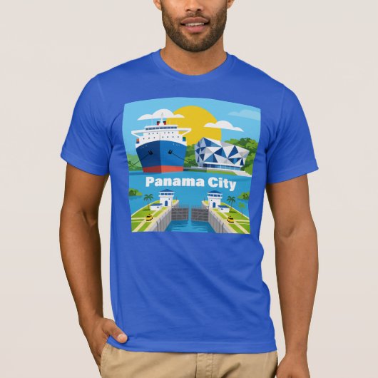 T-shirt Panama City Panama (Devant)