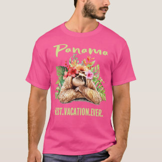 T-shirt Panama Meilleur Vacances Jamais Souvenir Cadeau