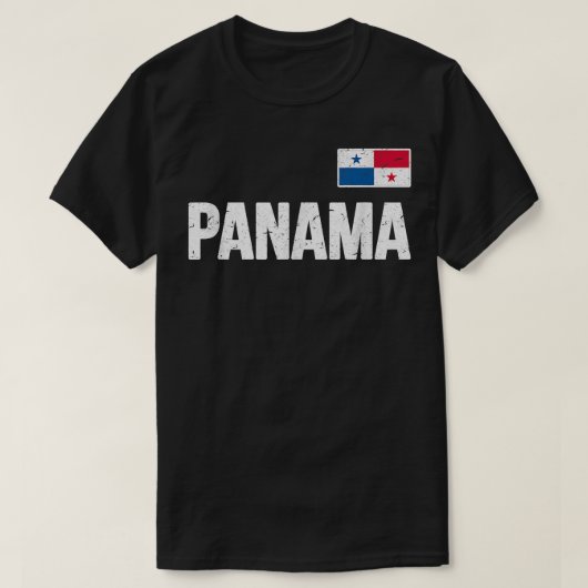 T-shirt Panama  Panamanian Flag Souvenir Love Gift  (Design devant)