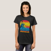 T-shirt Panama Retro Throwback Surf & Beach Souvenir (Devant entier)