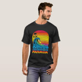 T-shirt Panama Retro Throwback Surf & Beach Souvenir (Devant entier)