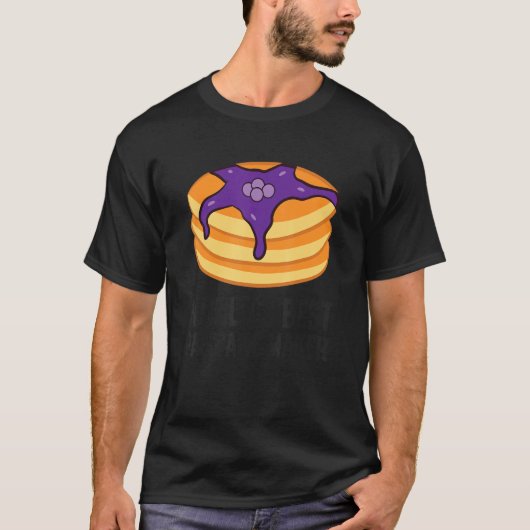 T-shirt Pancake Dessert Food Breakfast World's Best Pancak (Devant)