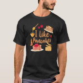 T-shirt Pancake Kids I Like Pancakes (Devant)