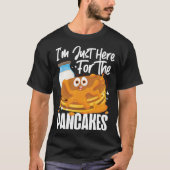 T-shirt Pancake Kids I'm Just Here For The Pancakes (Devant)