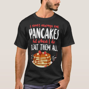 T-shirt Pancake Kids Je ne mange pas toujours des crêpes,