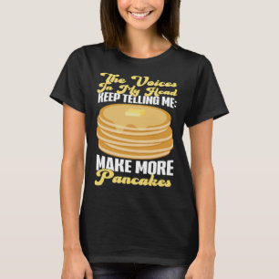 T-shirt Pancake Kids Les Voix Dans Ma Tête Continuez À Me