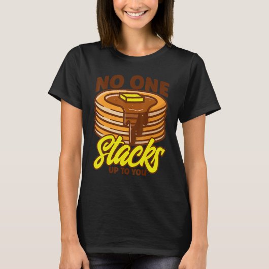 T-shirt Pancake Lover Kids No One Stacks Up To You (Devant)