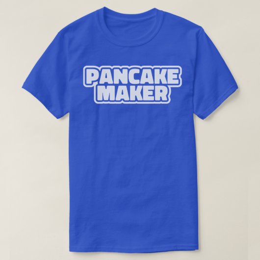 T-shirt Pancake Maker Baking (Design devant)