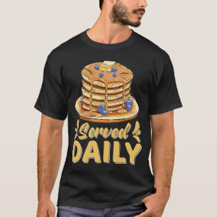 T-shirt Pancake Maker Pancakes Petit déjeuner Amour