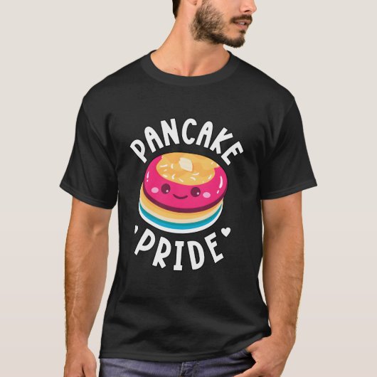 T-shirt Pancake Pride Lgbtq Pan Panual Awareness (Devant)