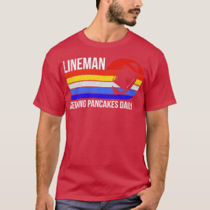 T-shirt Pancakes de service Lineman Daily II