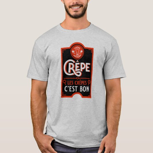 T-shirt Pancakes français (Devant)